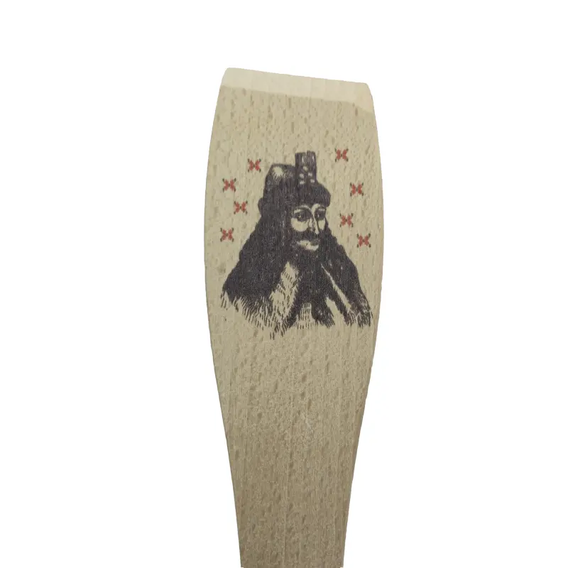 Spatula lemn, vlad tepes dracula romania, suvenir, 30 cm